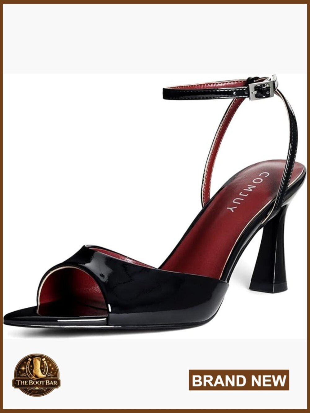 Kitten Heel Sandals Peep Toe Strappy Ankle Strap Dress Shoes Wedding Prom